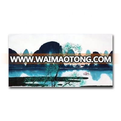 Home Decoration Beautiful Landscape Chinese Ink Painting Mountain Wall Art