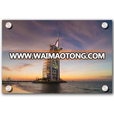 Wholesale Durable Wall Mounted Hanging Custom Acrylic Glass Print for Home Decoration